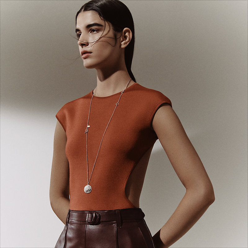 ロングネックレス 《エルメス エクスリブリス》 MM | Hermès